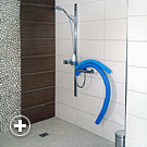 Rollstuhlgerechte Dusche