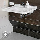 Rollstuhlgerechtes Waschbecken