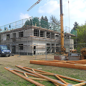 Bauleitung Baustelle Gerüst